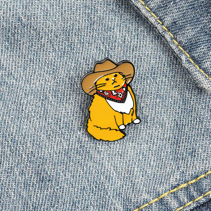 Cowboy Kitten - Enamel Pin
