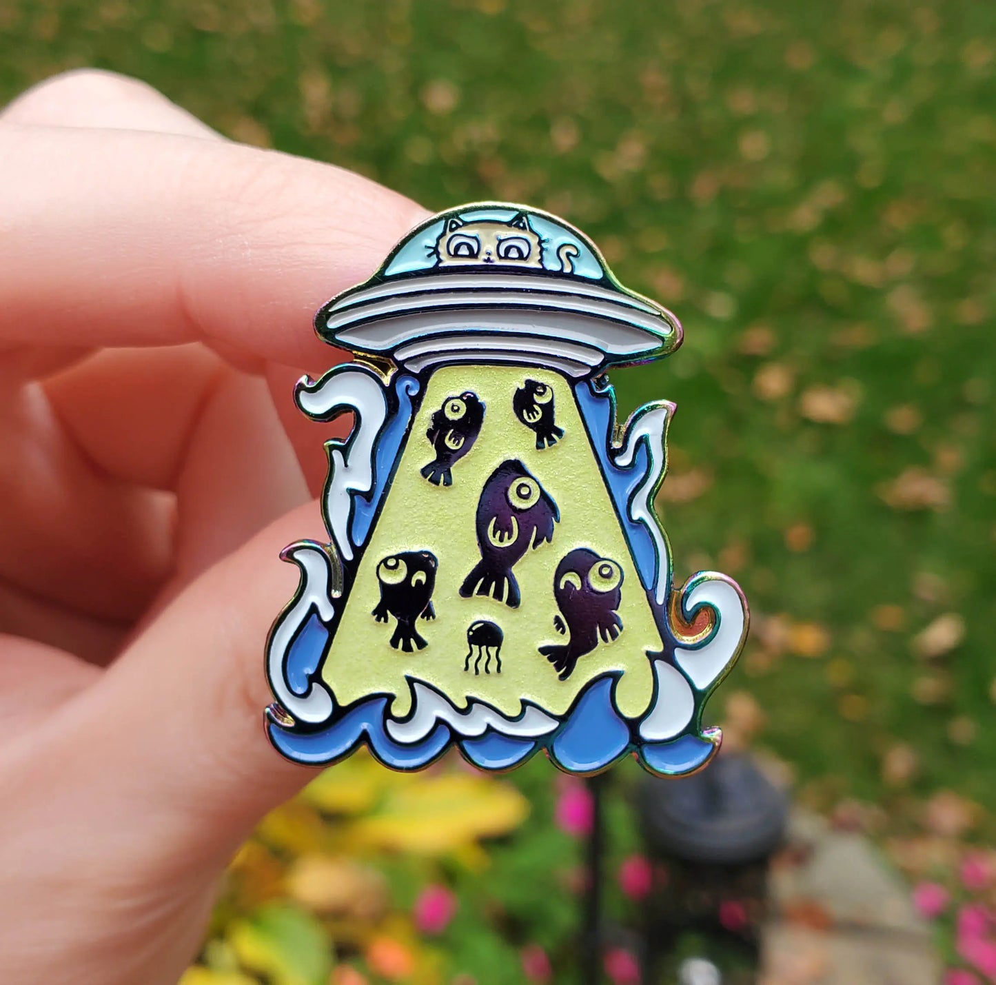 UFO Cat - Enamel Pin