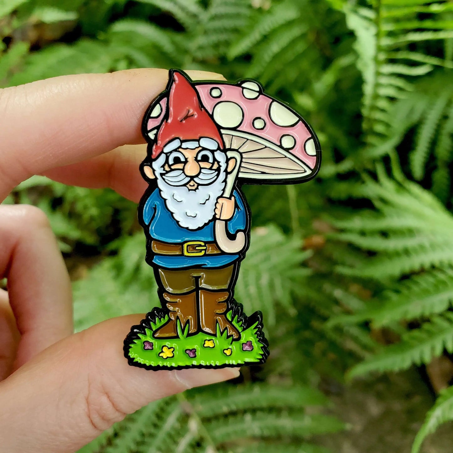 Garden Gnome - Enamel Pin