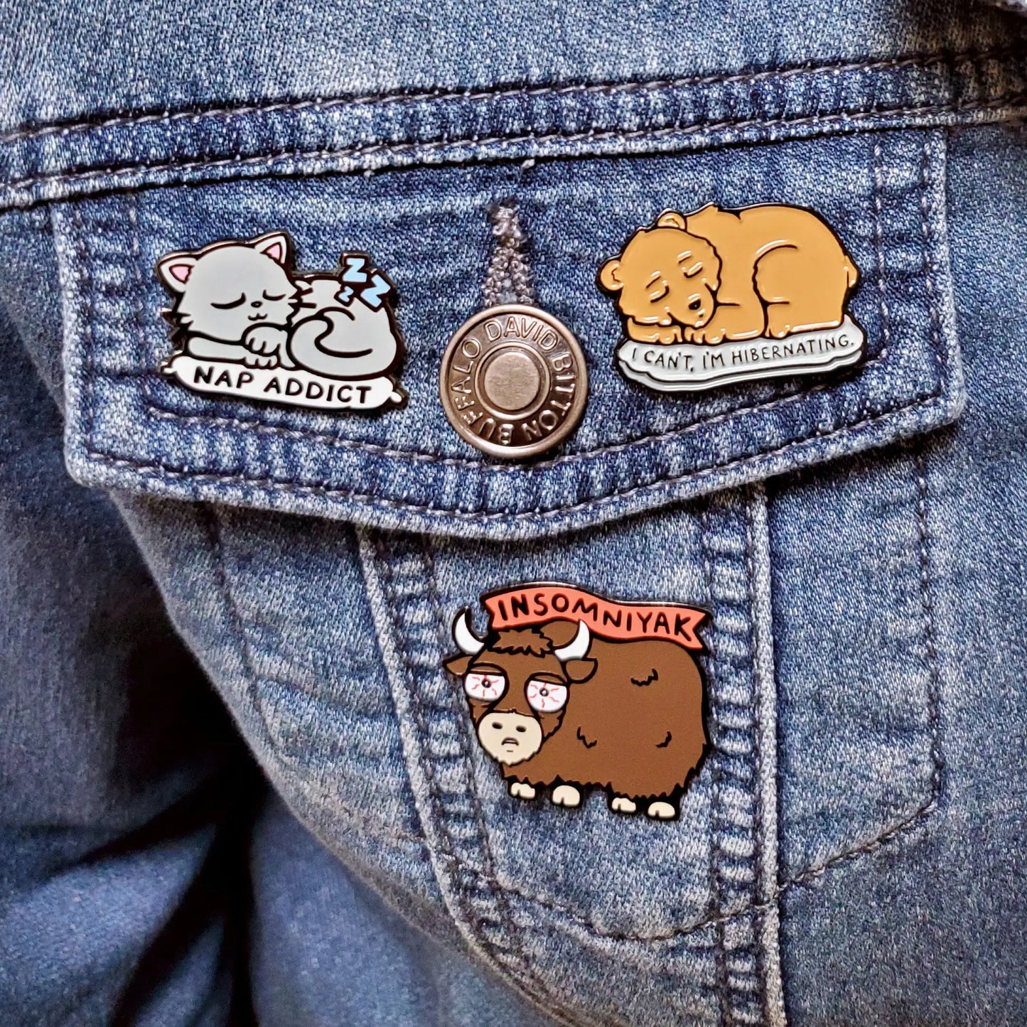 Insomniyak - Enamel Pin