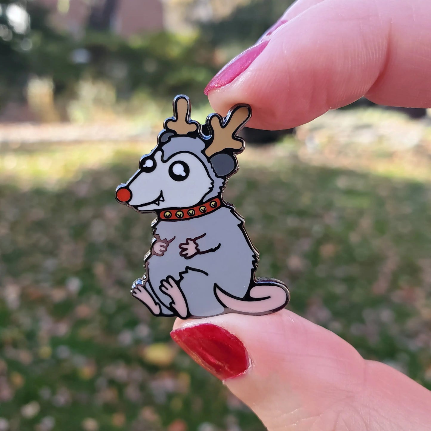 Reindeer Possum - Enamel Pin