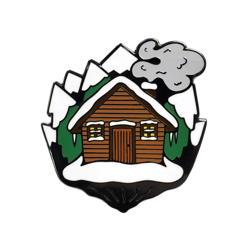 Log Cabin - Enamel Pin