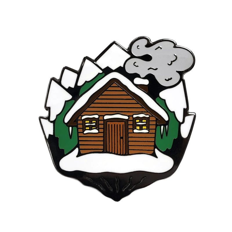 Log Cabin - Enamel Pin