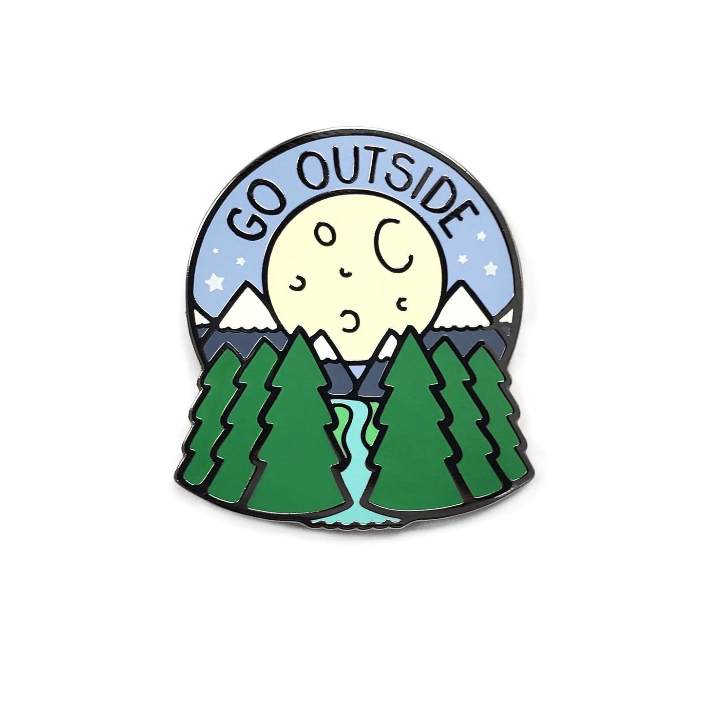 Go Outside - Enamel Pin