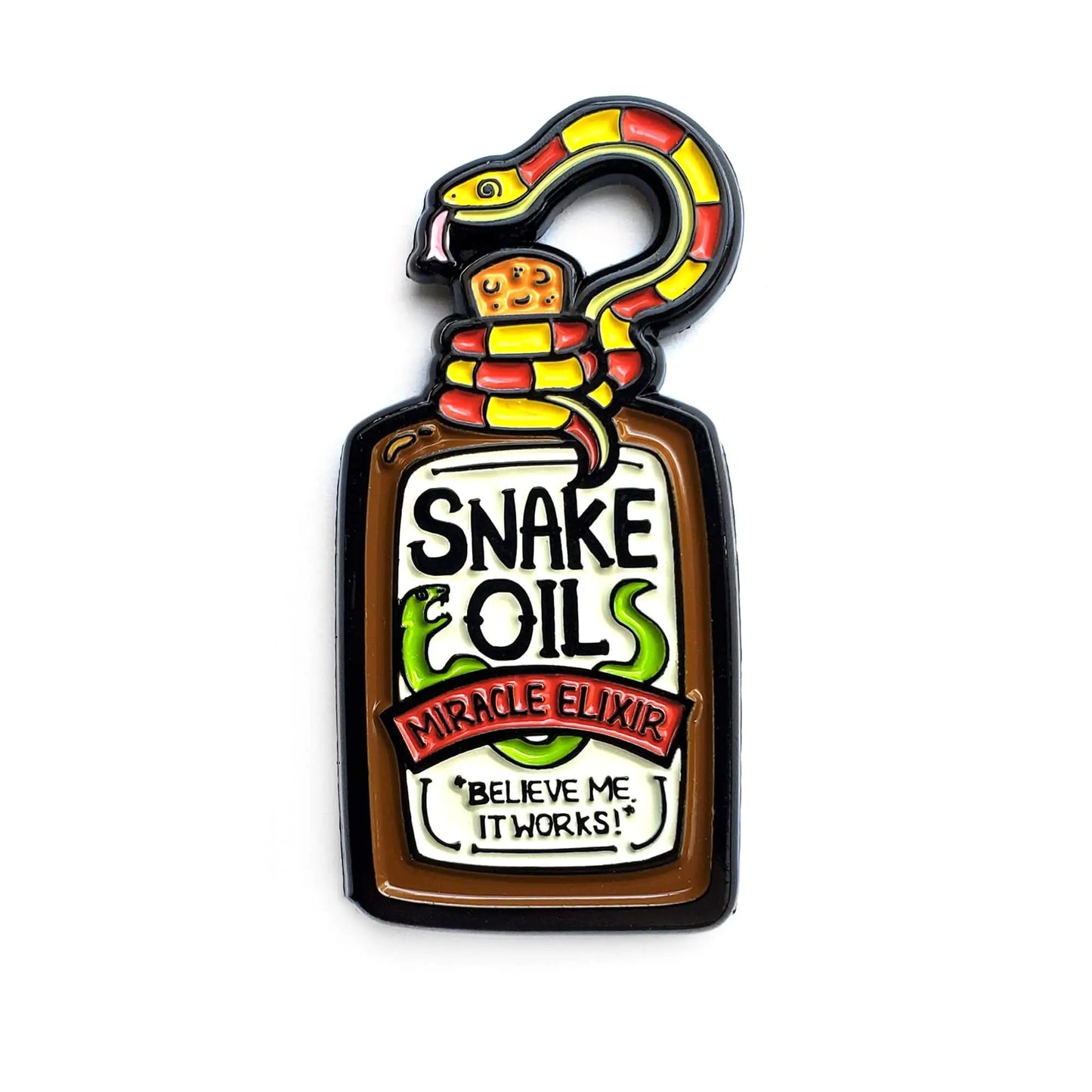 Snake Oil - Enamel Pin