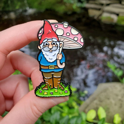 Garden Gnome - Enamel Pin