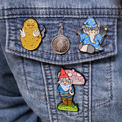 Garden Gnome - Enamel Pin