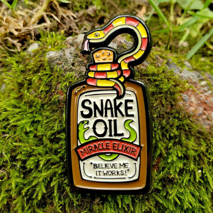 Snake Oil - Enamel Pin