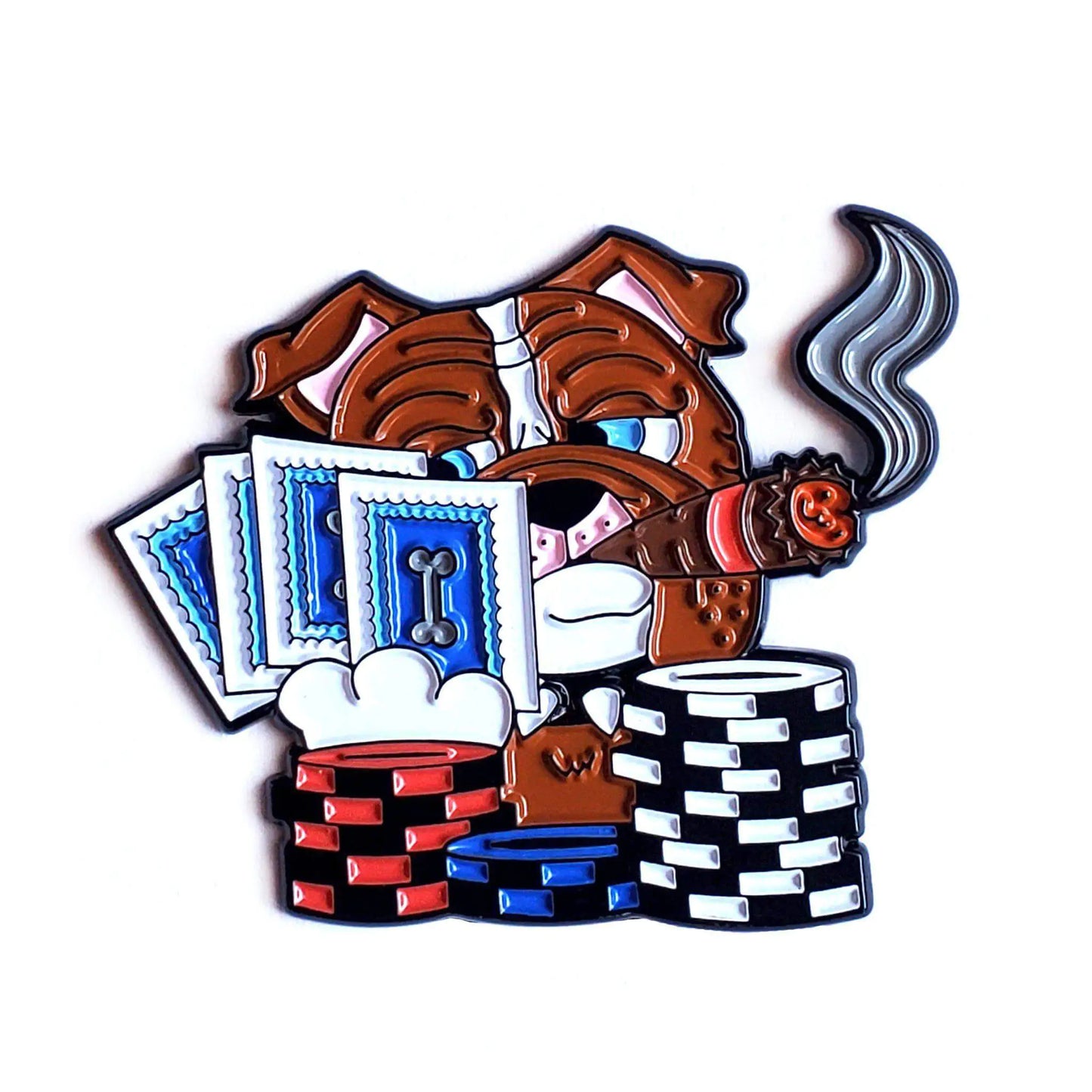 Poker Dog - Enamel Pin