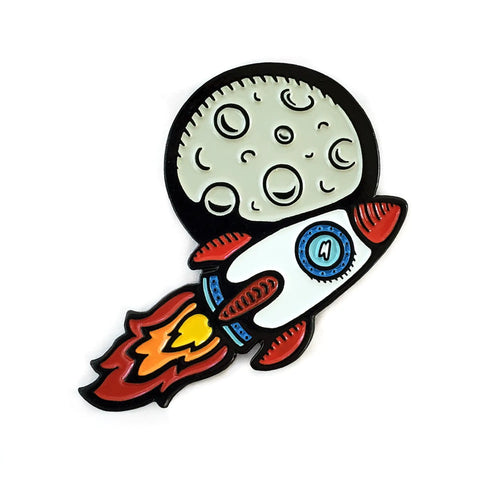 Rocket Ship - Enamel Pin