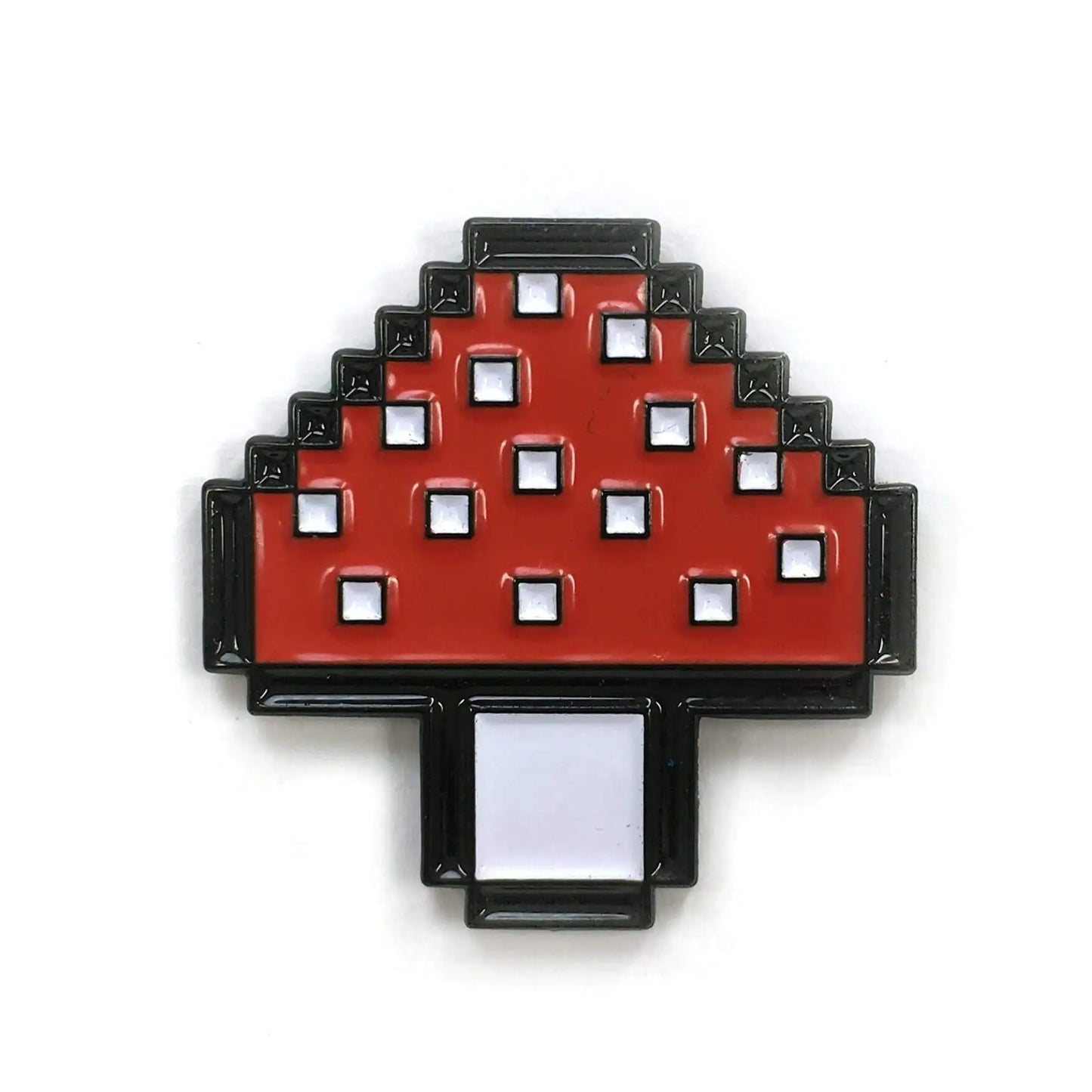 Mushroom Pixel - Enamel Pin
