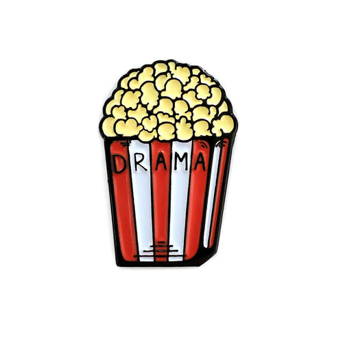 Drama Popcorn - Enamel Pin
