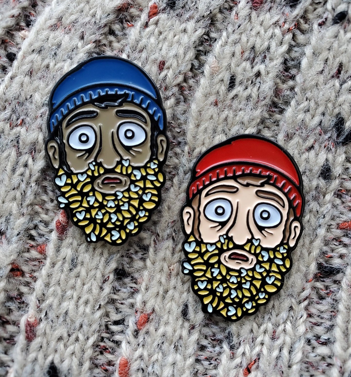 Beard o' Bees - Enamel Pin