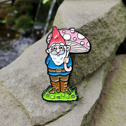 Garden Gnome - Enamel Pin