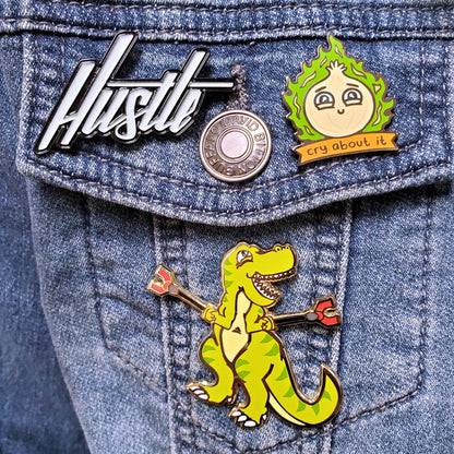 "Hustle" - Enamel  Pin