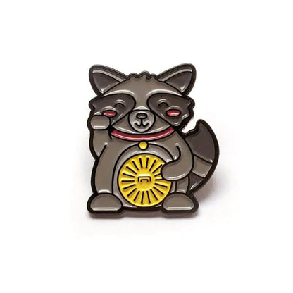 Lucky Raccoon - Enamel Pin
