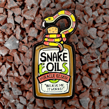 Snake Oil - Enamel Pin
