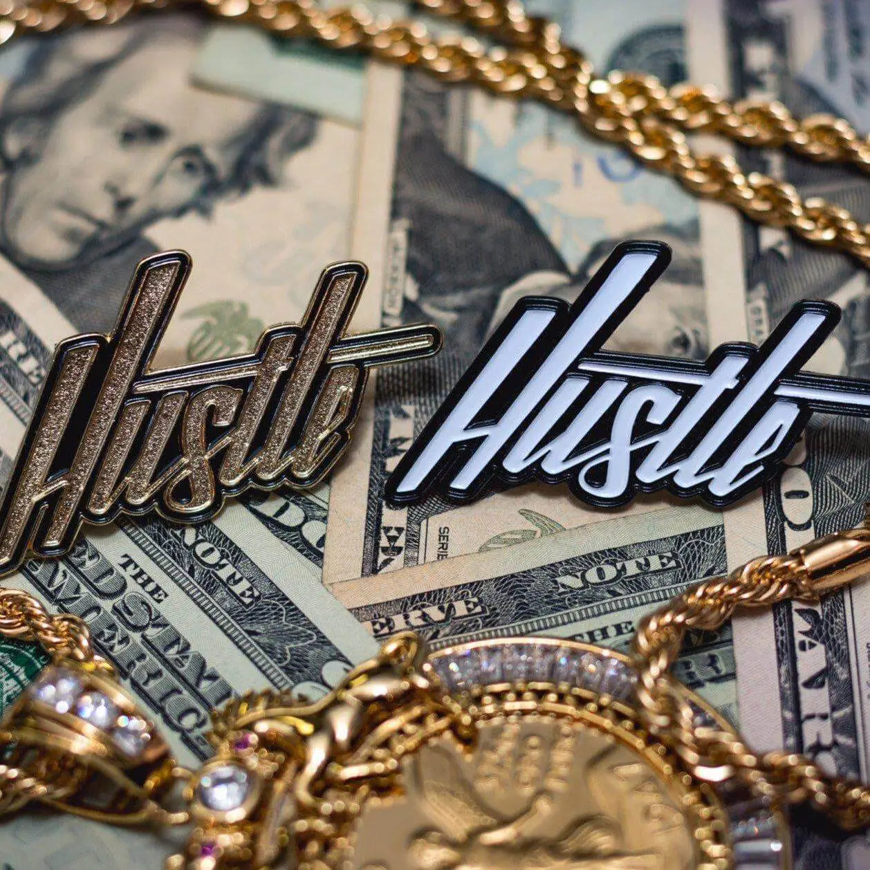 "Hustle" - Enamel  Pin