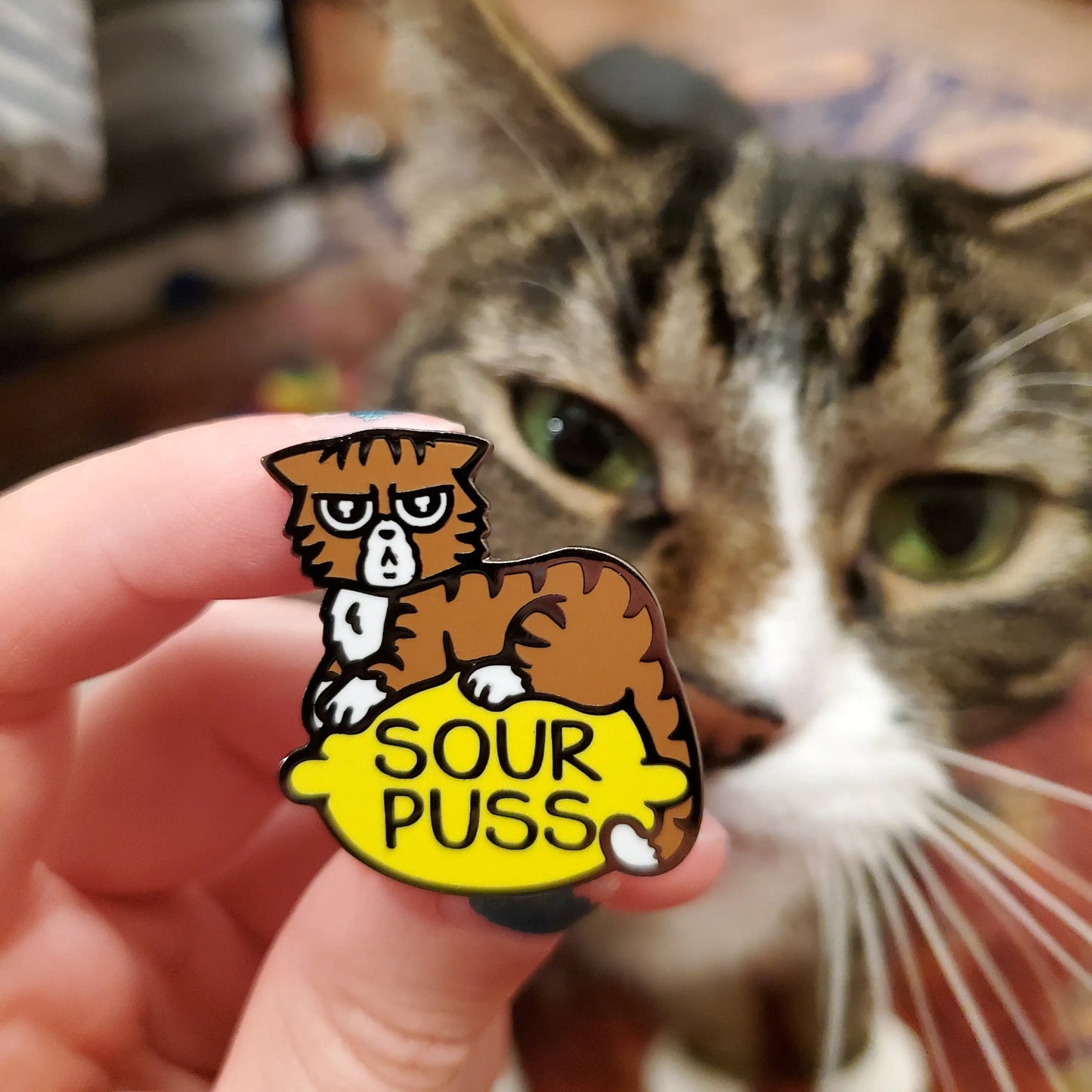 Sourpuss - Enamel Pin