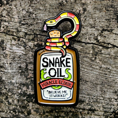 Snake Oil - Enamel Pin