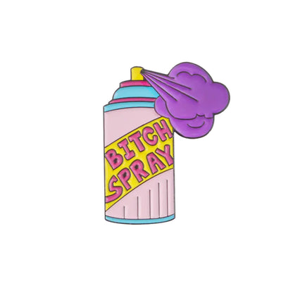Hot Girl Cleaning Supplies- Enamel Pin