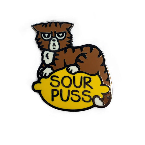 Sourpuss - Enamel Pin