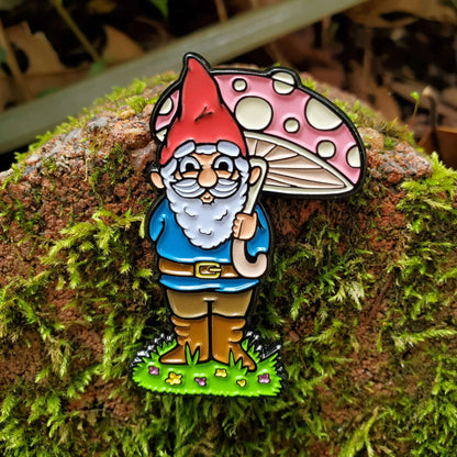 Garden Gnome - Enamel Pin