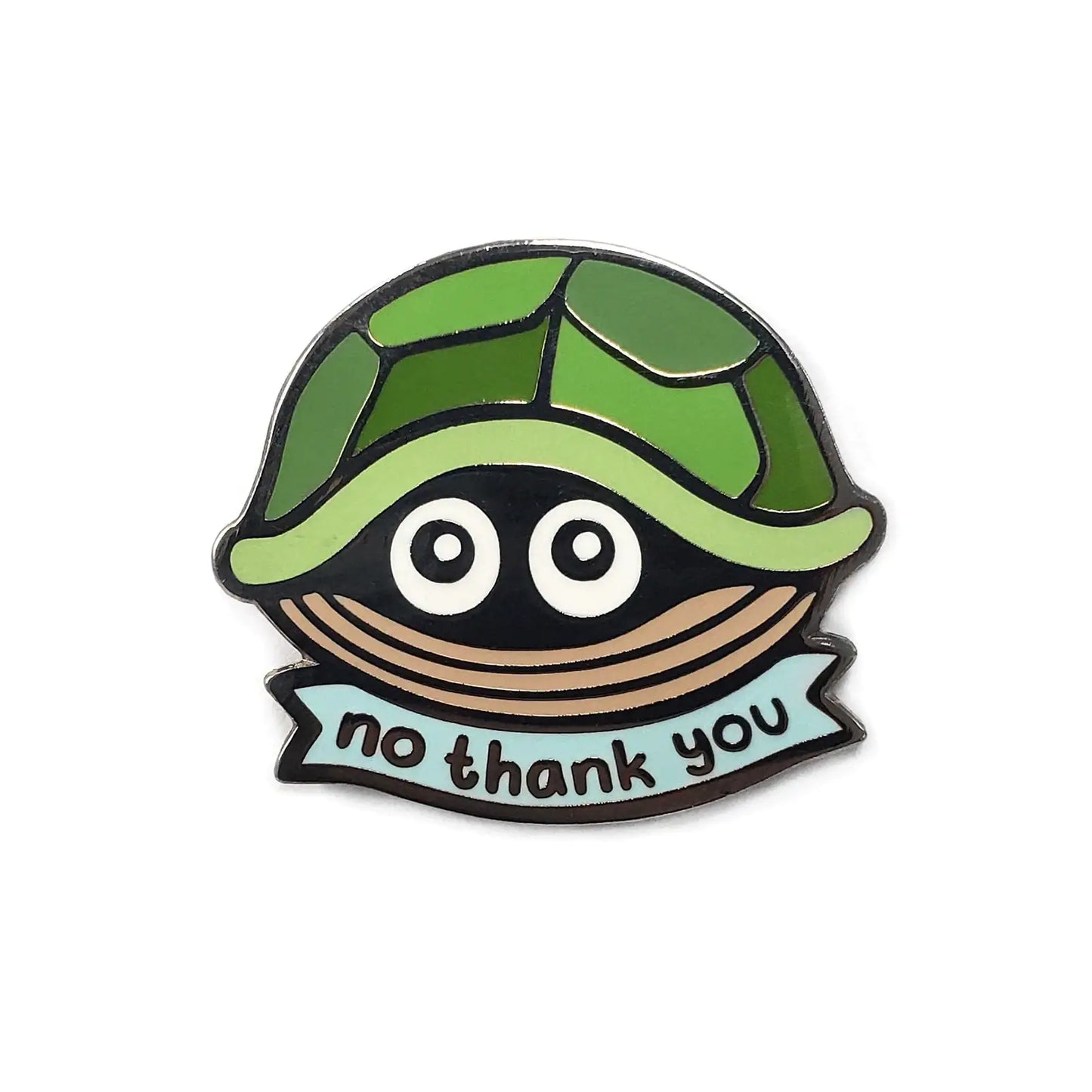 No Thank You Turtle - Enamel Pin
