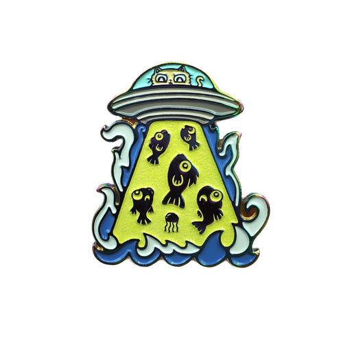 UFO Cat - Enamel Pin