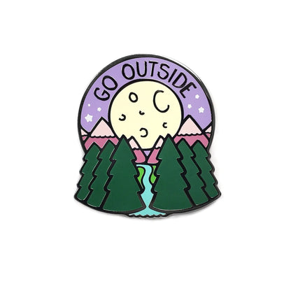Go Outside - Enamel Pin