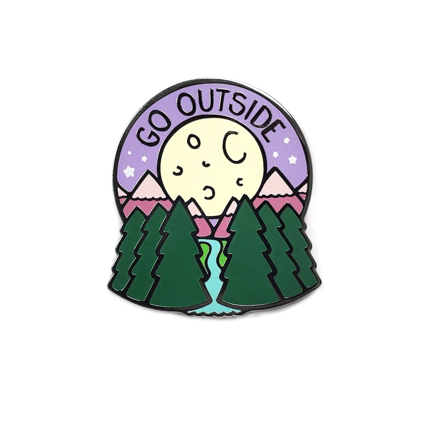 Go Outside - Enamel Pin
