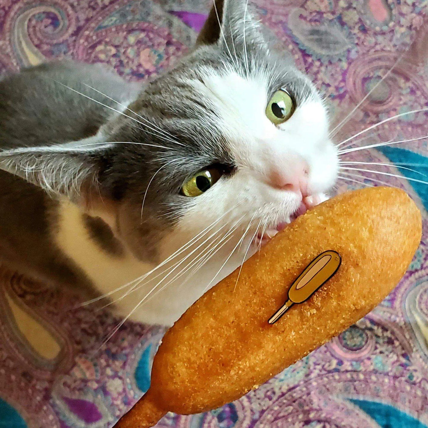 Corn Dog - Enamel Pin