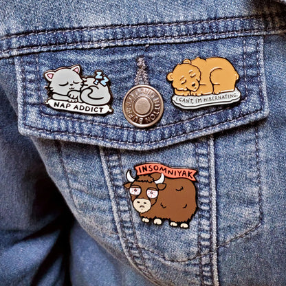 Hibernating - Enamel Pin