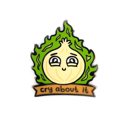 Cry About It Onion - Enamel Pin
