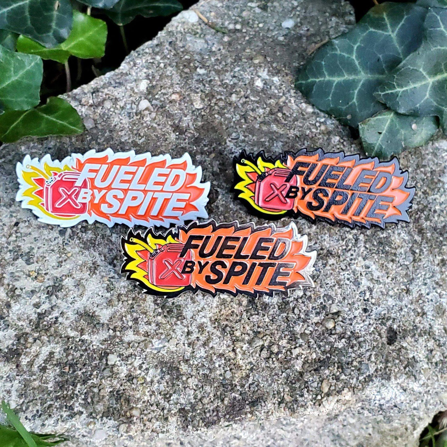 "Fueled by Spite" - Enamel Pin