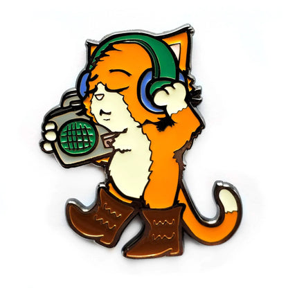 Cat in Boots- Enamel  Pin