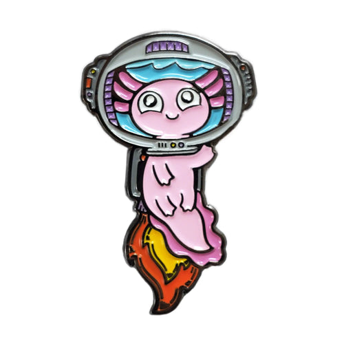 Astronaut Axolotl - Enamel Pin