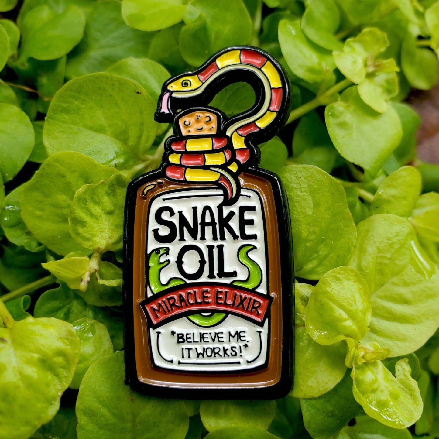 Snake Oil - Enamel Pin