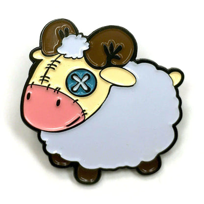 Plush Sheep - Enamel Pin
